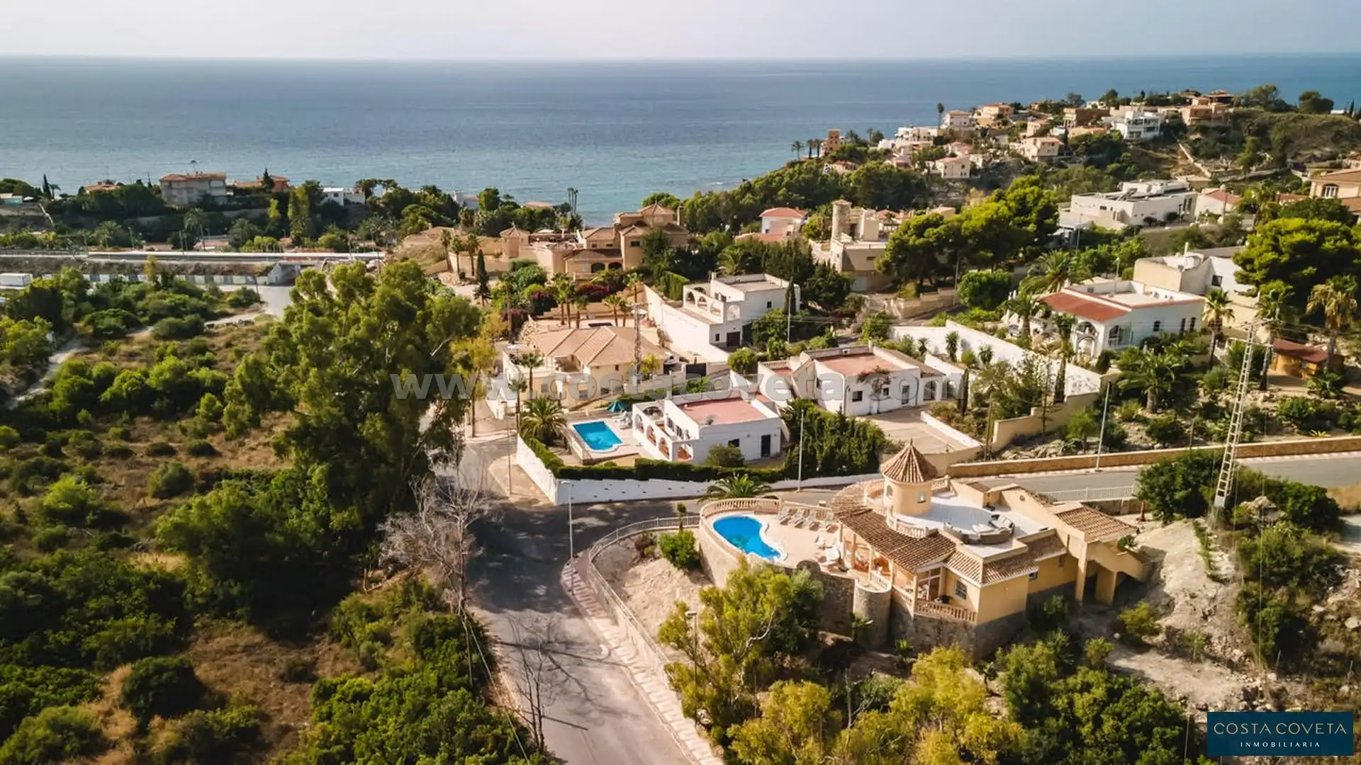 Exterior view of Houses for sale in El Campello  with Air Conditioner, Private garden and Terrace