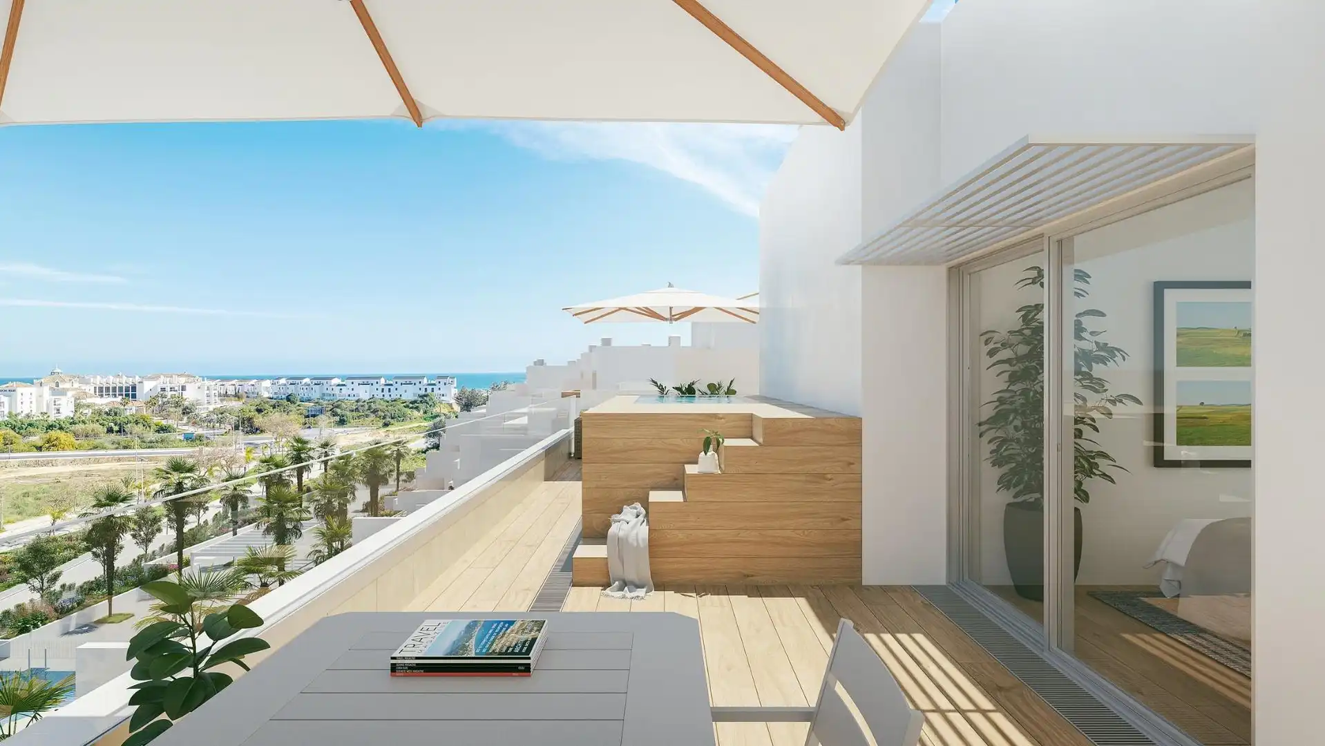 Terraza de Ático en venta en Estepona con Aire acondicionado, Calefacción y Terraza