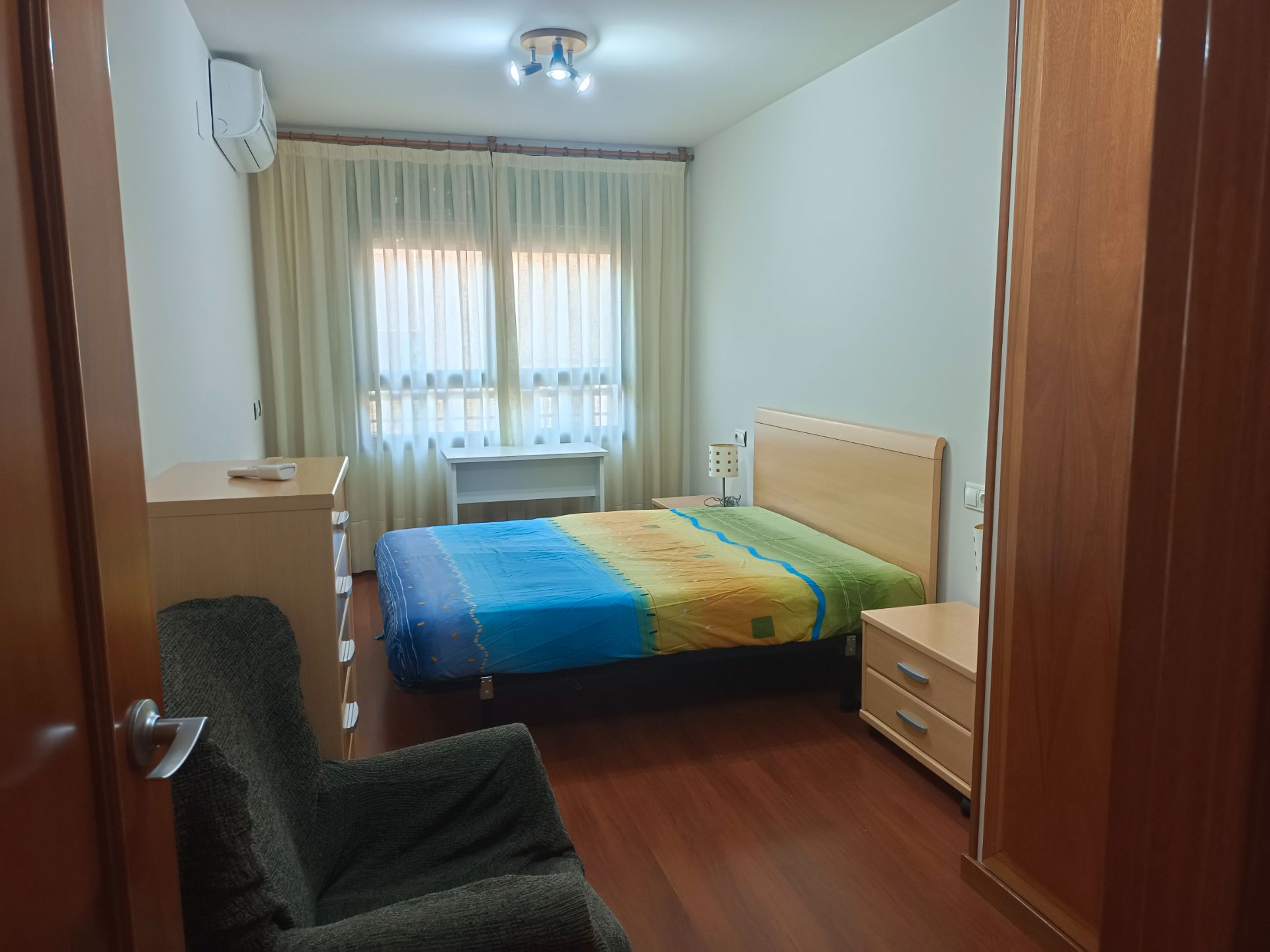 Bedroom of Apartment to rent in  Lleida Capital  with Heating, Parquet flooring and Storage room