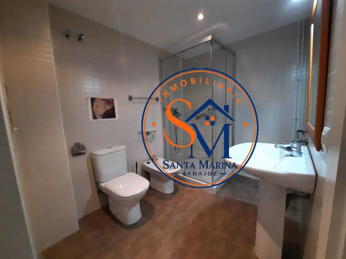Bany de Apartament de lloguer en Badajoz amb Aire condicionat i Calefacció