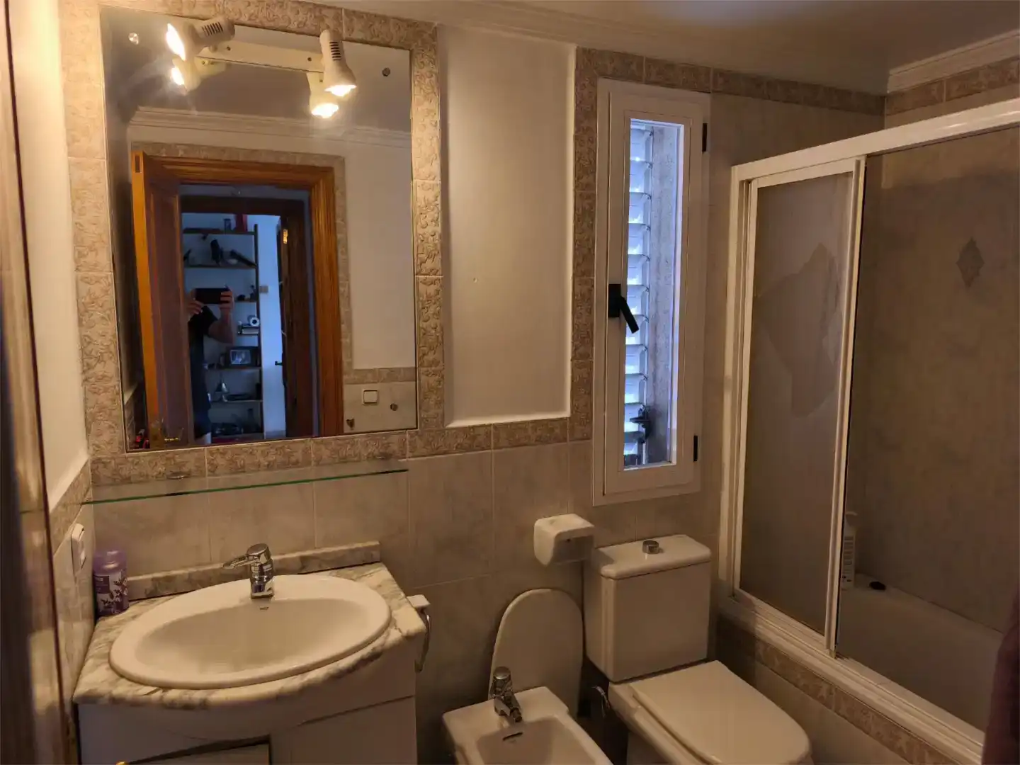 Bathroom of Flat for sale in  Palma de Mallorca  with Air Conditioner and Balcony