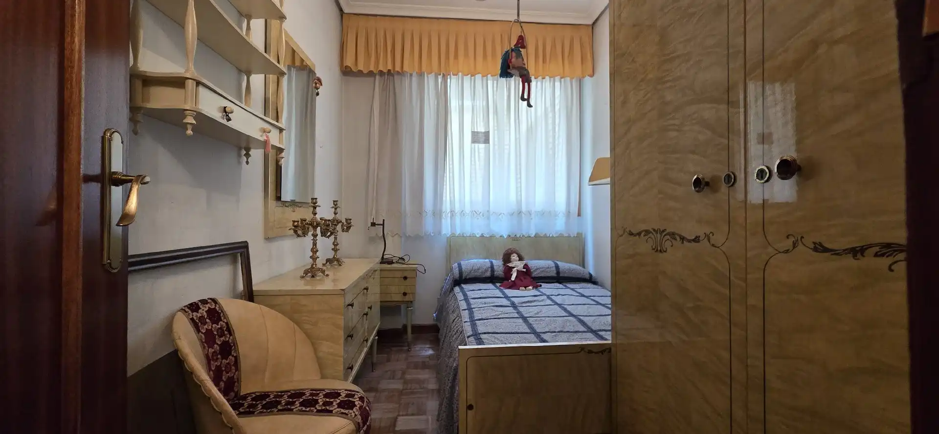 Schlafzimmer von Wohnung zum Verkauf in Palencia mit Heizung und Möbliert