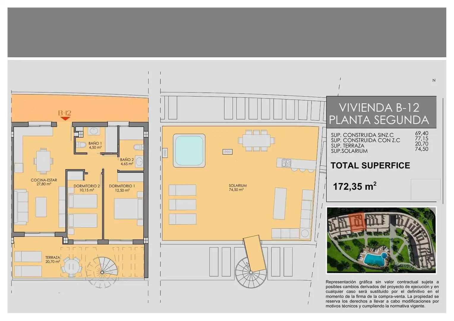 Appartement compact avec terrasse à vendre à Las Lomas de Rame - Bahía Bella, imagen 47