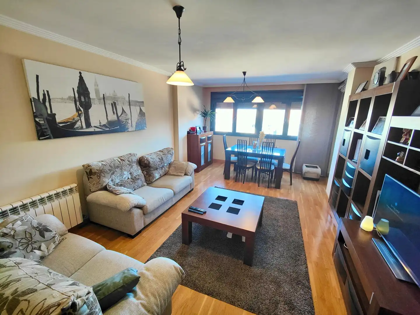 Wohnzimmer von Wohnung zum Verkauf in Valdemoro mit Klimaanlage, Parkett und Abstellraum