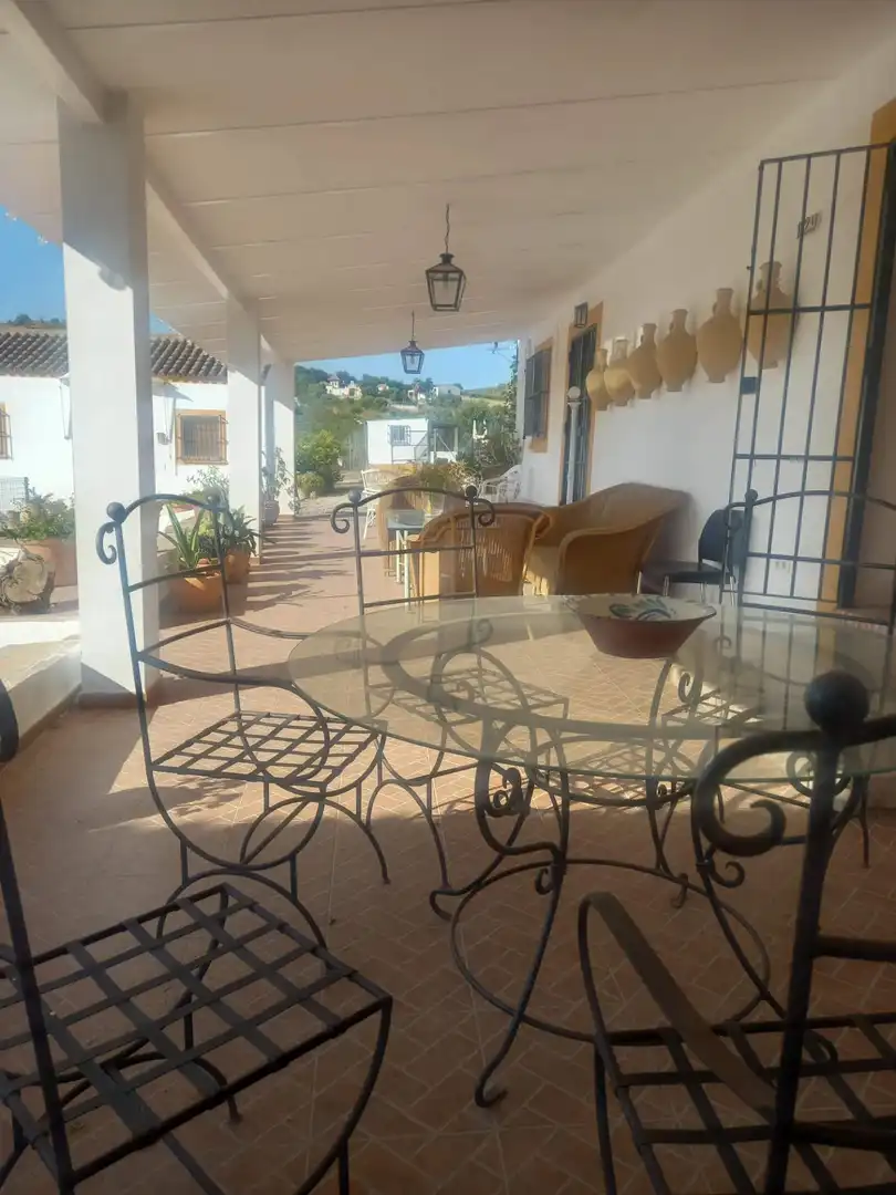 Terrassa de Finca rústica en venda en Arcos de la Frontera amb Jardí privat i Piscina comunitària