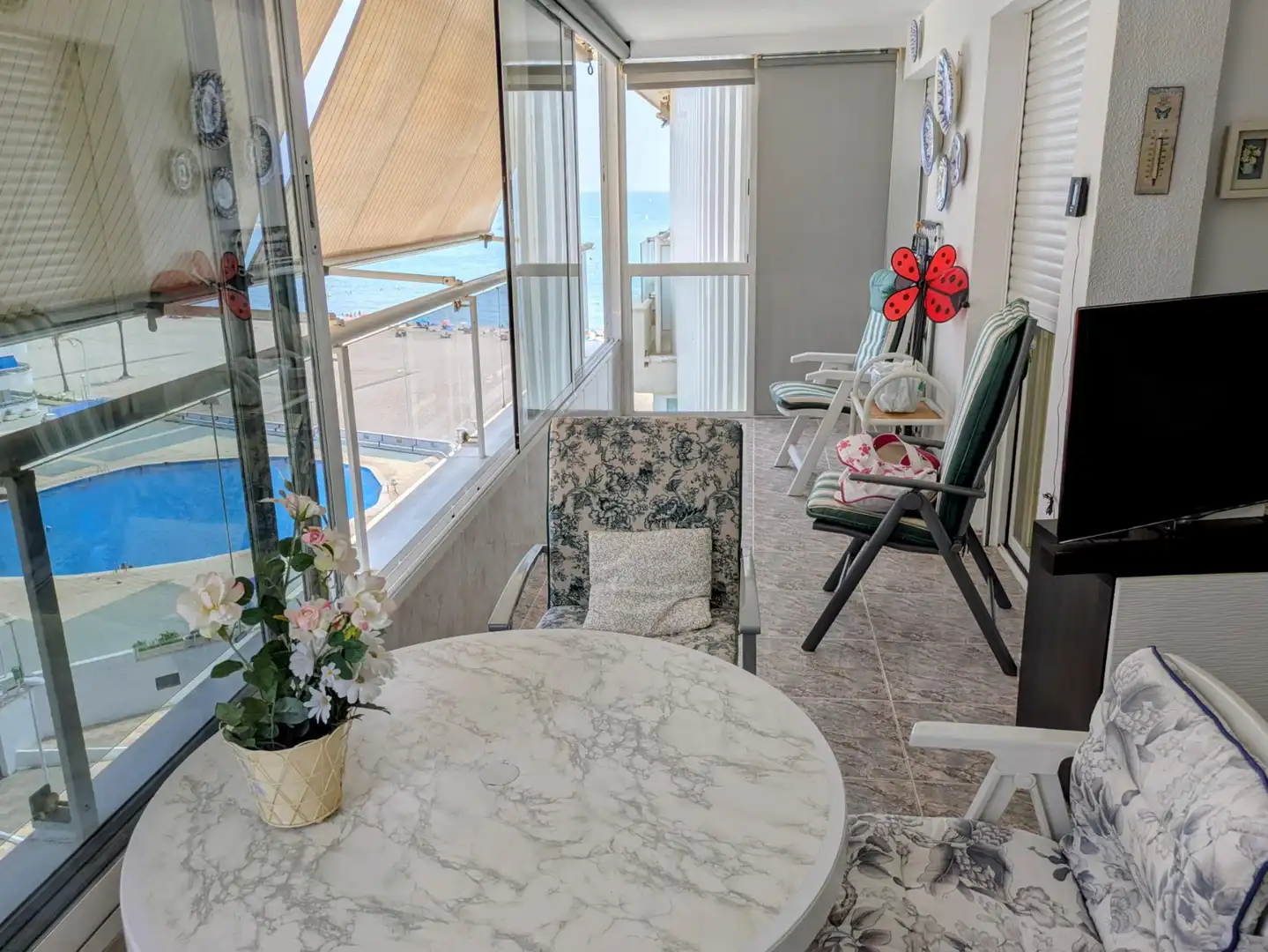 Balcony of Apartments for sale in Cullera  with Terrace, Furnished and Community pool