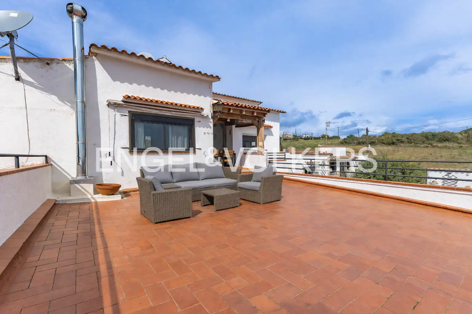 Terrassa de Casa o xalet en venda en Tordera amb Aire condicionat, Calefacció i Jardí privat