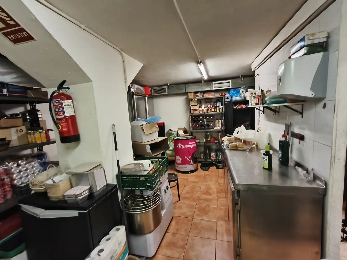 Cocina de Local en traspaso en Barcelona con Aire acondicionado y Amueblado