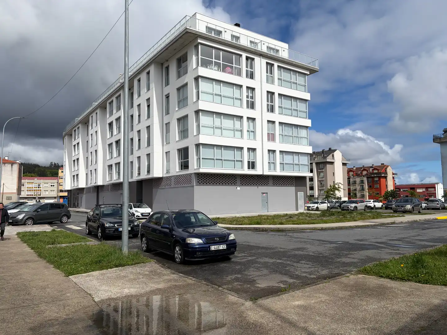 Exterior view of Flat for rent in Carral  with Heating, Parquet flooring and Storage room
