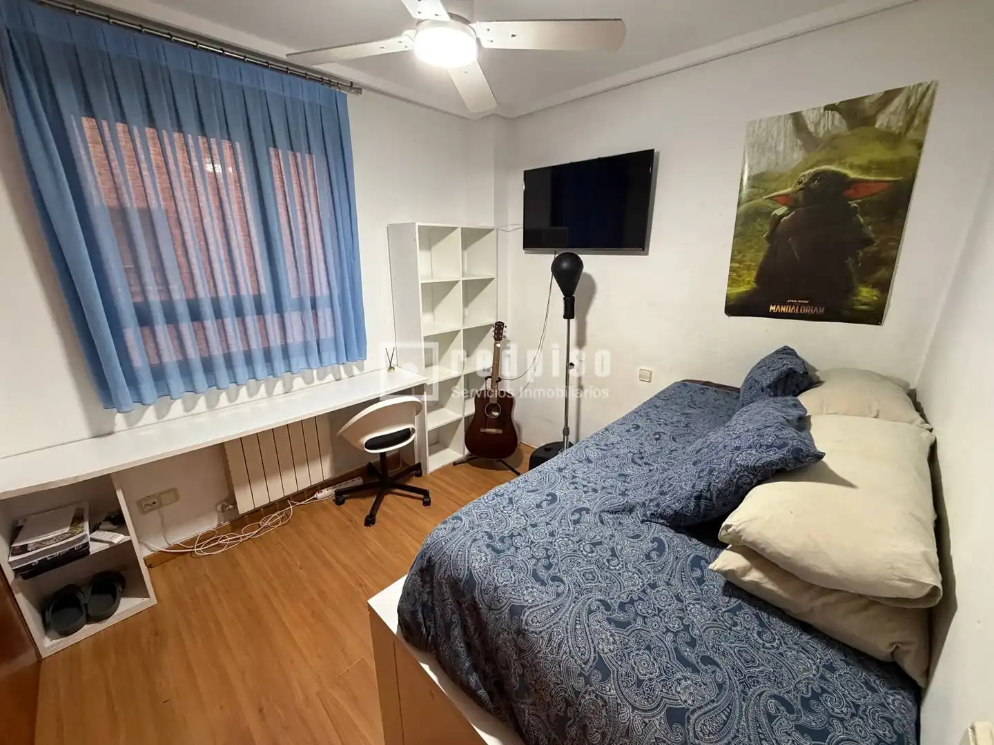 Bedroom of Flat for sale in Madrid  with Air Conditioner, Heating and Private garden