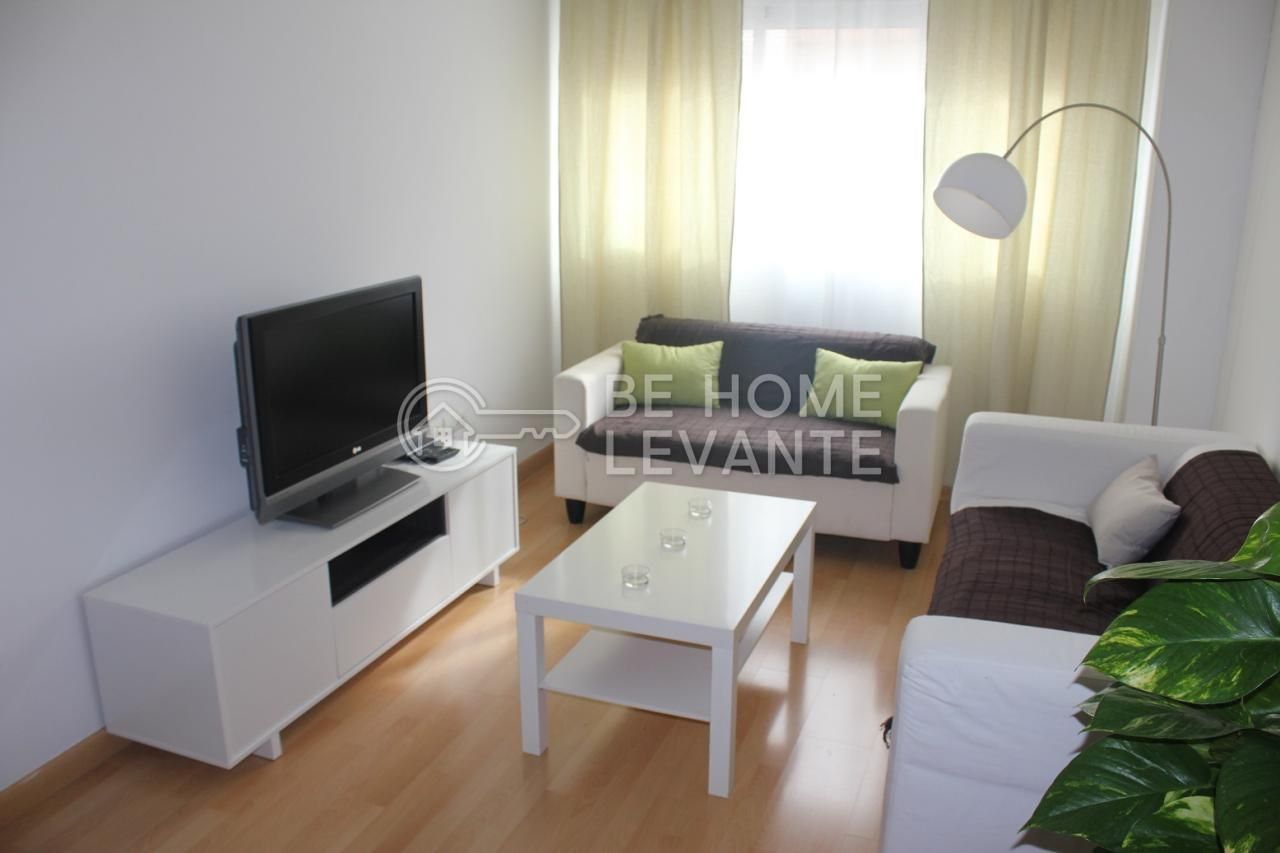 Living room of Flat to rent in Alicante / Alacant  with Air Conditioner, Heating and Furnished