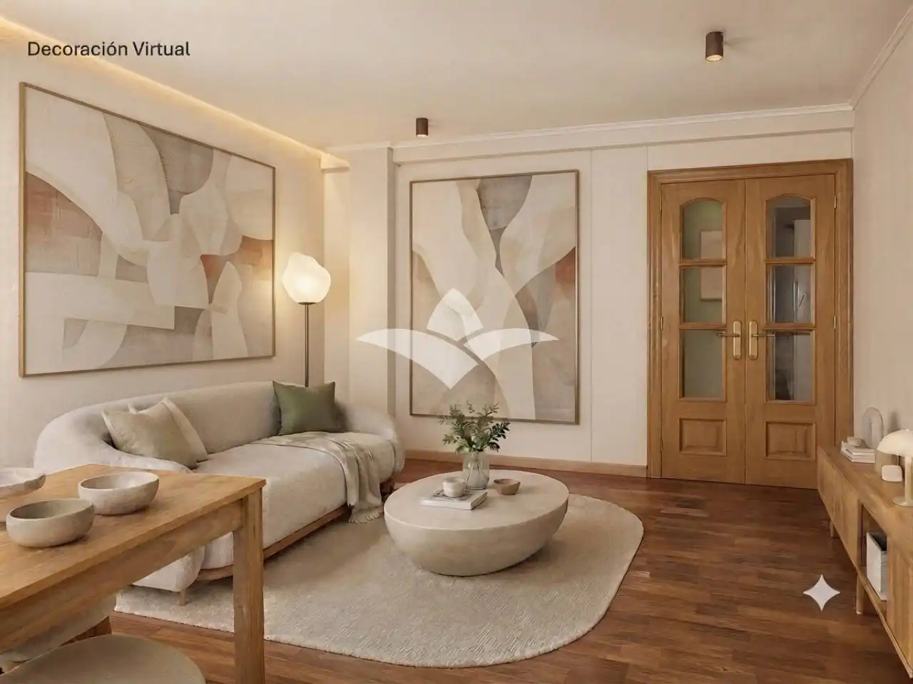 Sala de estar de Piso en venta en Meliana con Aire acondicionado y Parquet