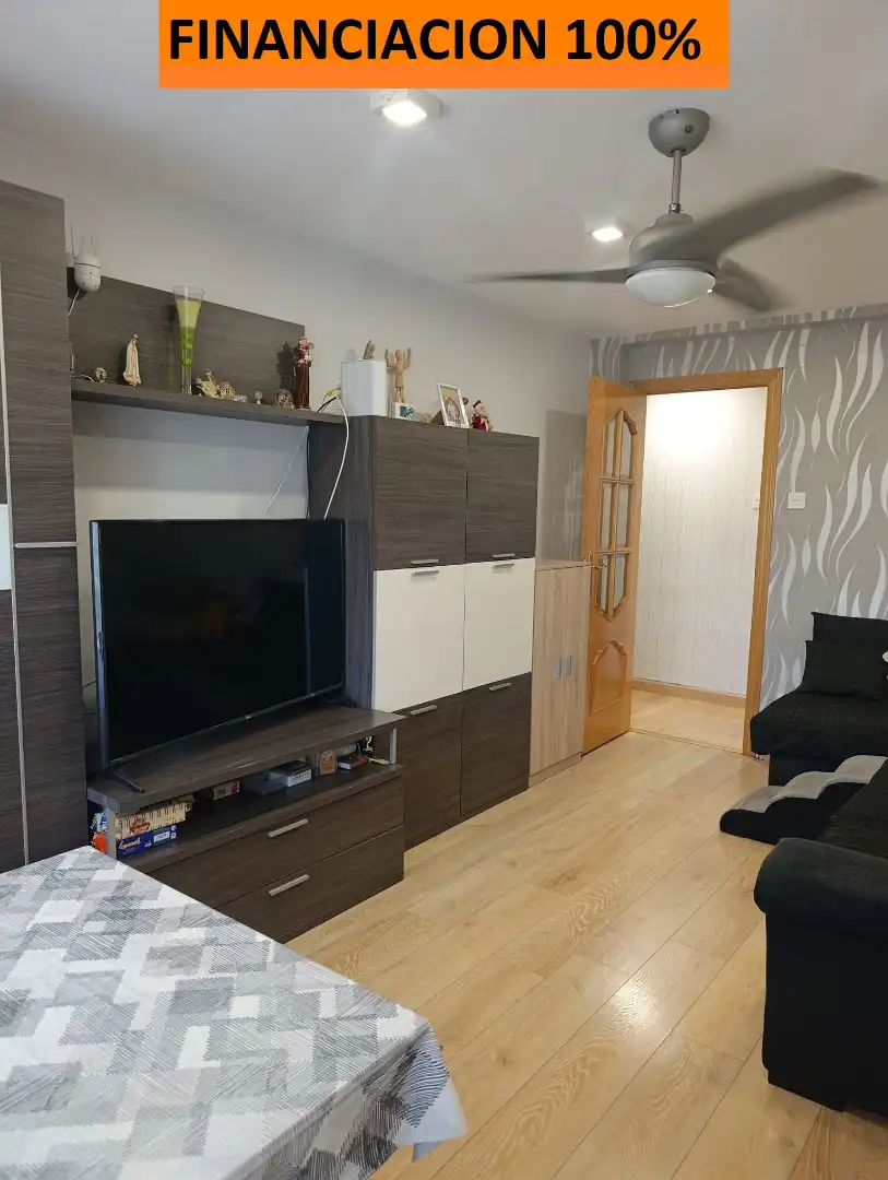 Sala de estar de Piso en venta en Zaragoza con Aire acondicionado, Terraza y Amueblado