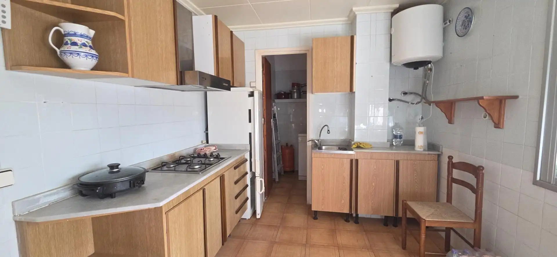 Küche von Wohnung zum Verkauf in Archena mit Klimaanlage und Balkon