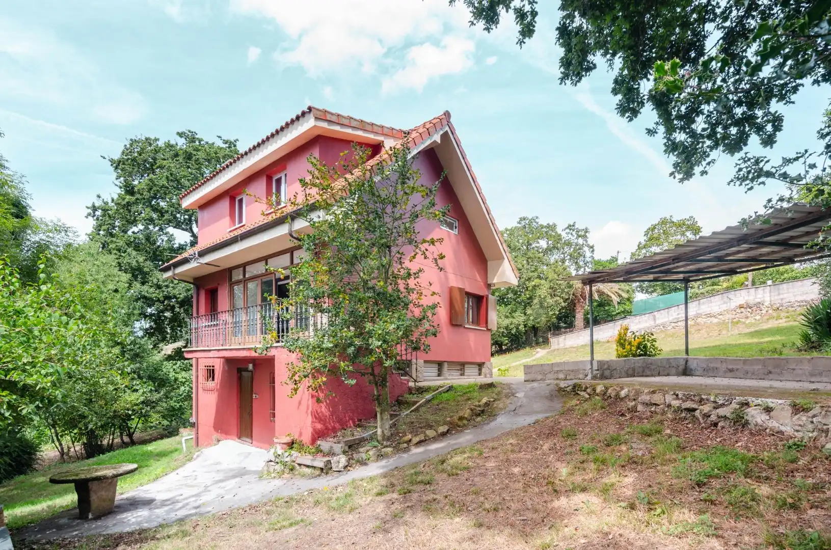 Exterior view of Houses for sale in Noreña  with Heating, Private garden and Terrace
