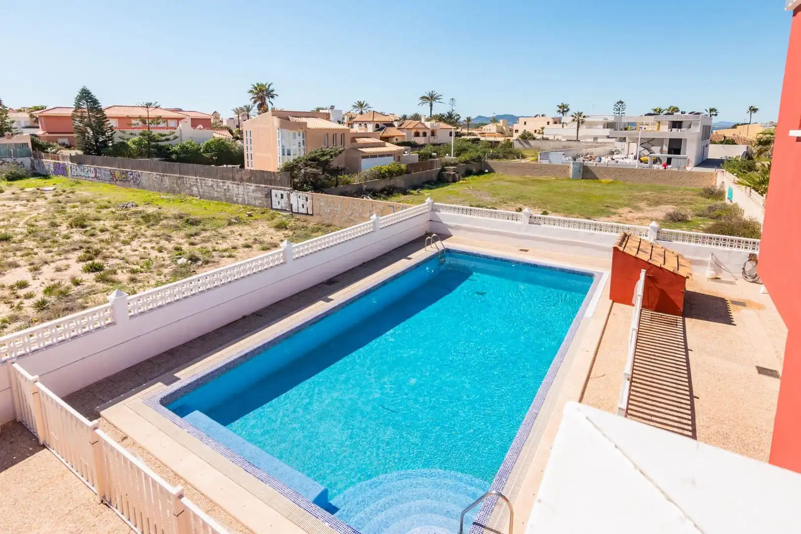 Piscina de Casa o chalet en venta en La Manga del Mar Menor con Aire acondicionado, Calefacción y Jardín privado