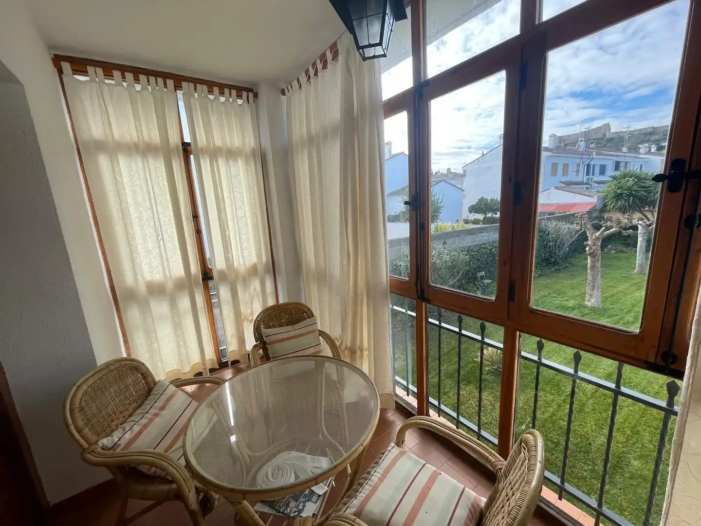 Balcony of Houses for sale in Trujillo  with Air Conditioner, Heating and Storage room