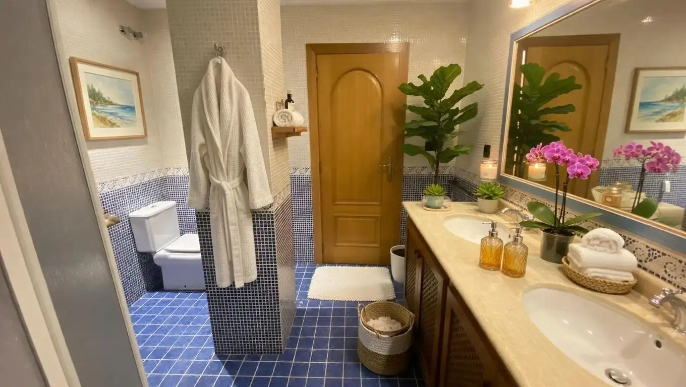 Bathroom of Attic for sale in Silla  with Air Conditioner, Heating and Parquet flooring