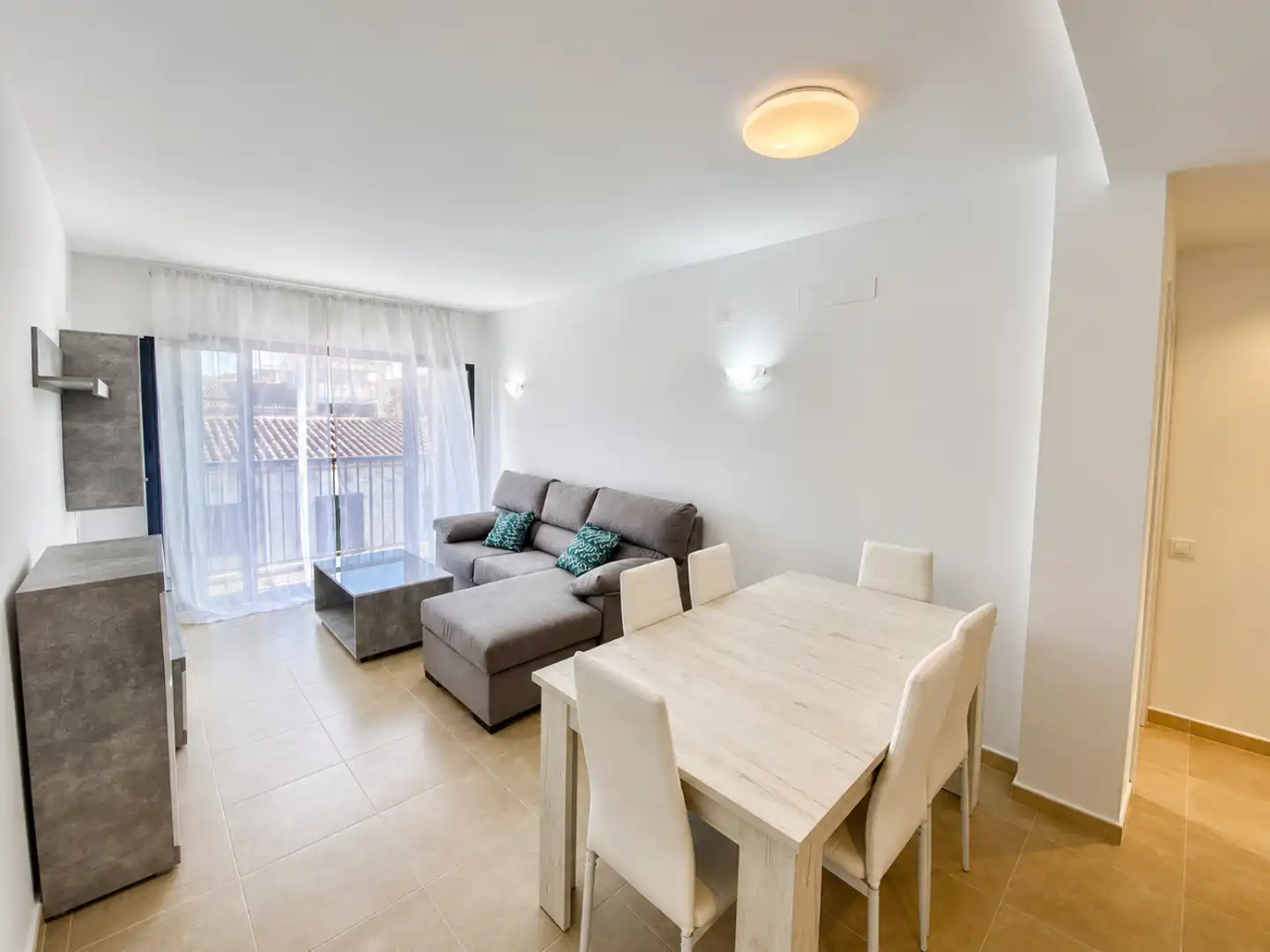 Wohnzimmer von Wohnung zur Miete in Sant Joan mit Klimaanlage, Terrasse und Möbliert