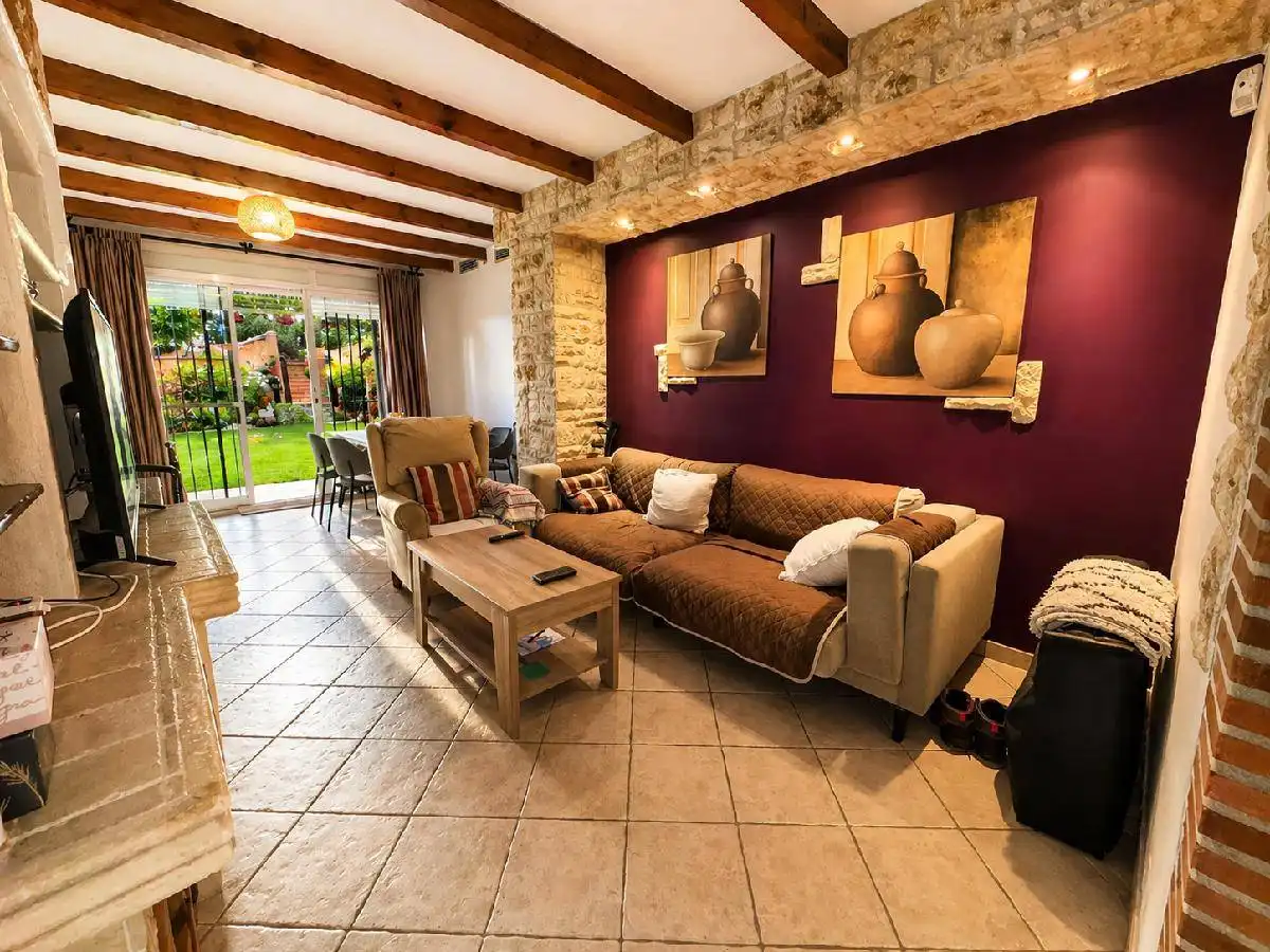 Sala de estar de Piso en venta en Marbella con Aire acondicionado, Jardín privado y Piscina