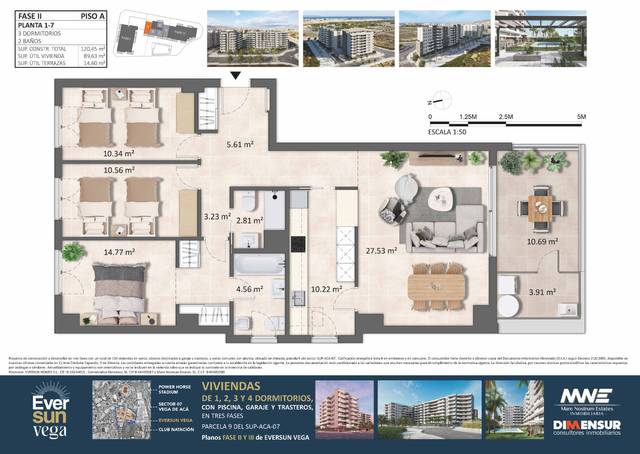 Piso en Venta en Poligono Sup, 115 en Nueva Almería - Cortijo Grande - Vega de Acá