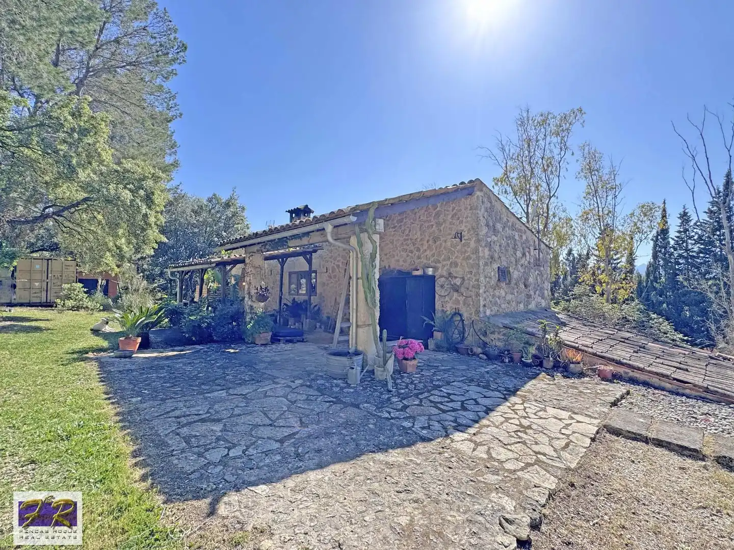 Vista exterior de Finca rústica en venta en Búger con Aire acondicionado, Terraza y Trastero