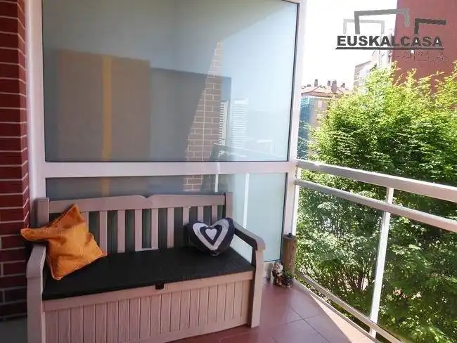 Balcony of Flat for sale in Bilbao   with Heating, Terrace and Storage room