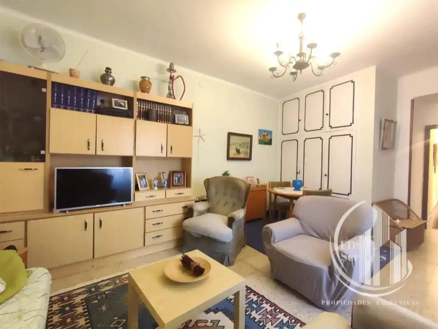 Sala d'estar de Casa adosada en venda en San Vicente de la Sonsierra
