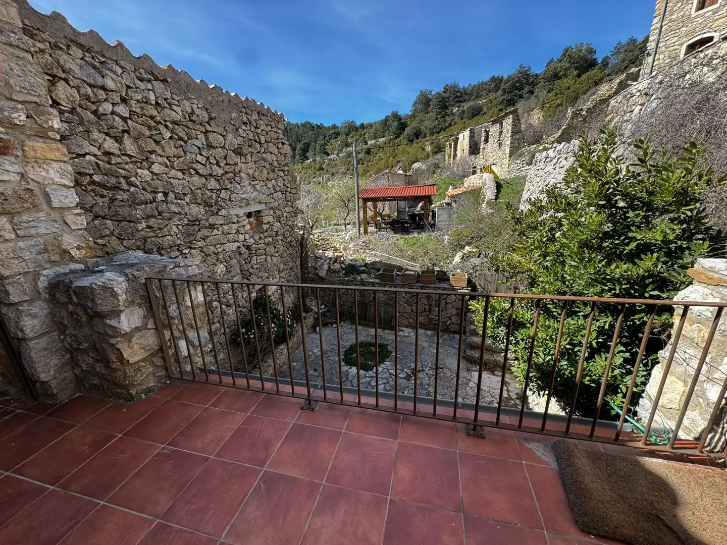 Terraza de Finca rústica en venta en La Pobla de Benifassà con Calefacción, Jardín privado y Terraza