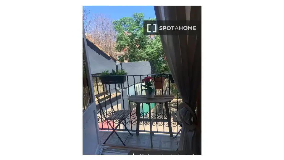 Balcony of Flat for rent in Valencia  with Air Conditioner, Heating and Furnished