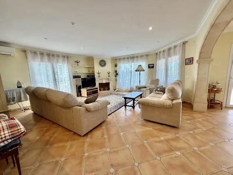 Sala de estar de Casa o chalet de alquiler en Jávea / Xàbia con Aire acondicionado, Calefacción y Jardín privado