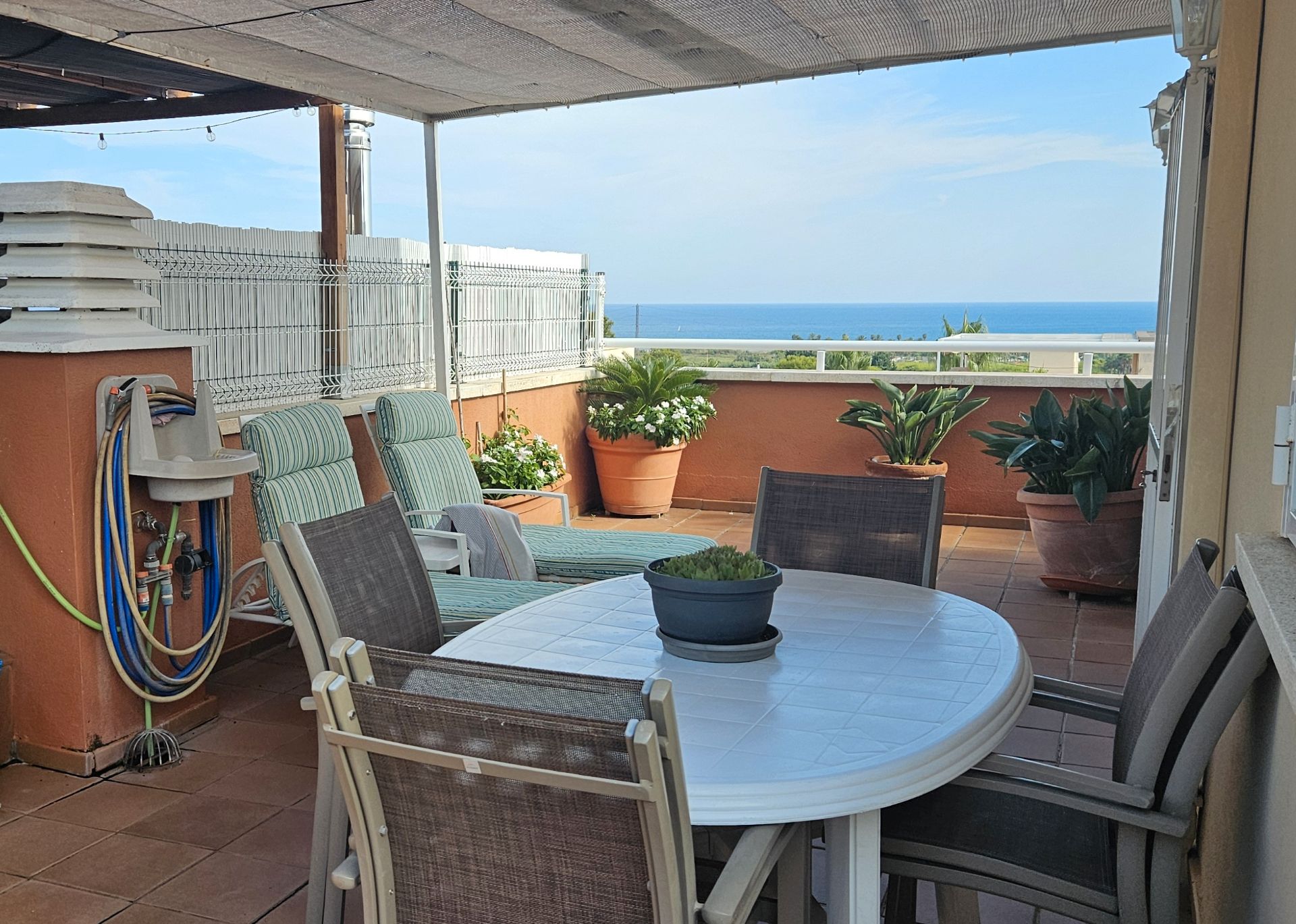 Terrace of Single-family semi-detached for sale in Creixell  with Air Conditioner, Heating and Terrace