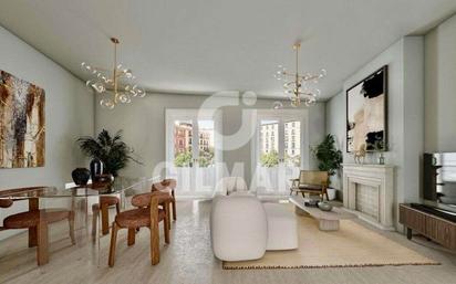 Living room of Flat for sale in  Madrid Capital  with Air Conditioner and Balcony