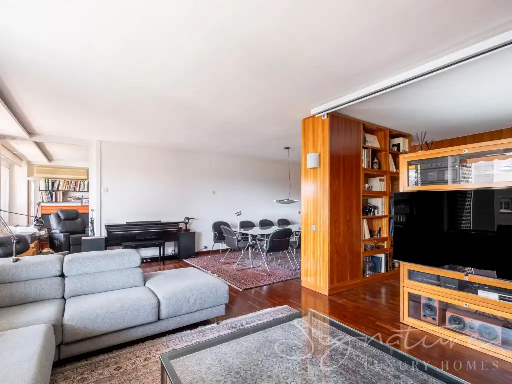 Sala d'estar de Pis de lloguer en Barcelona amb Aire condicionat, Terrassa i Moblat