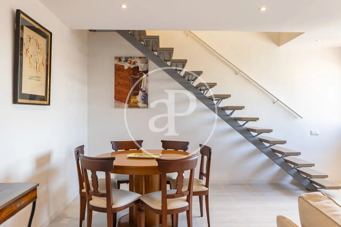 Dining room of Flat for sale in Barcelona  with Air Conditioner, Heating and Furnished