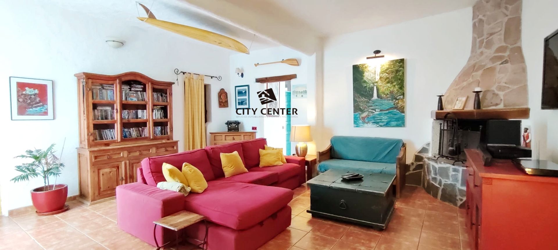 Sala d'estar de Casa o xalet en venda en Granadilla de Abona amb Jardí privat i Terrassa