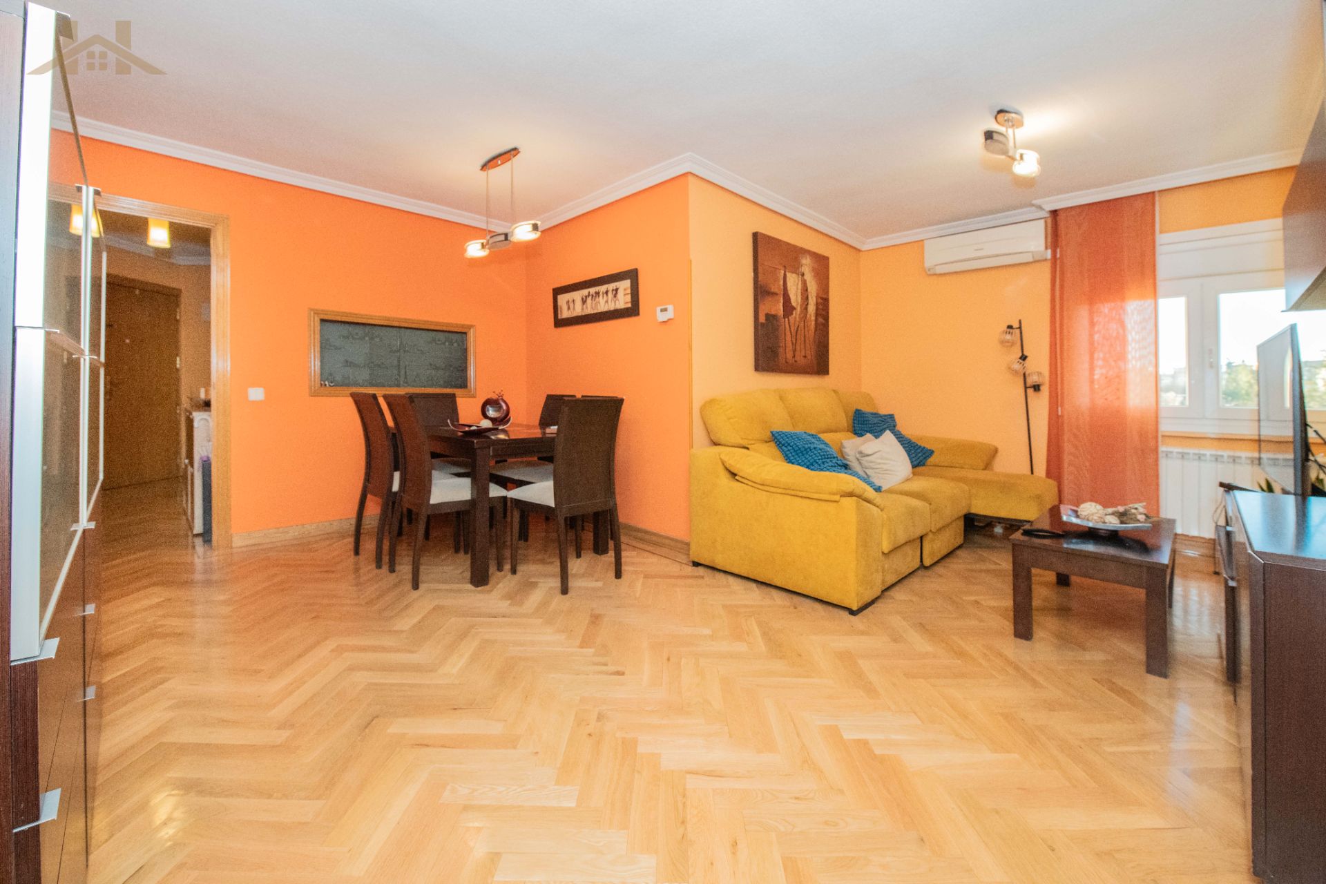 Sala d'estar de Pis en venda en Móstoles amb Aire condicionat, Calefacció i Terrassa