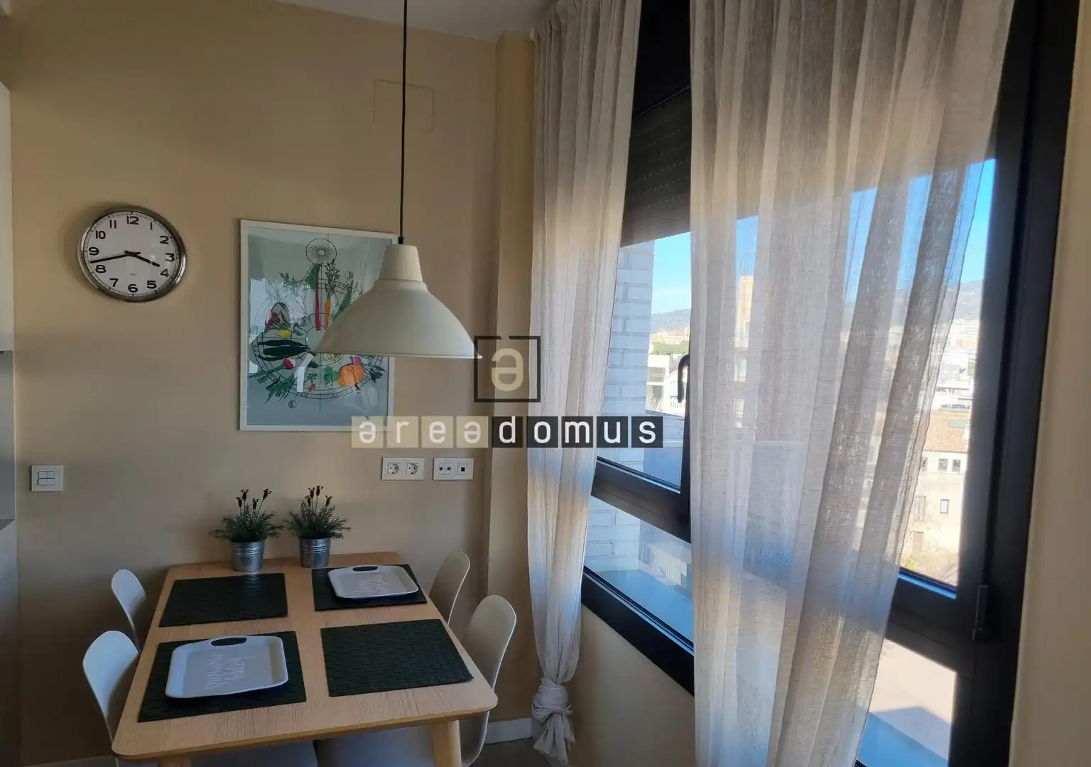 Esszimmer von Wohnung zur Miete in Sant Feliu de Llobregat mit Heizung, Privatgarten und Terrasse