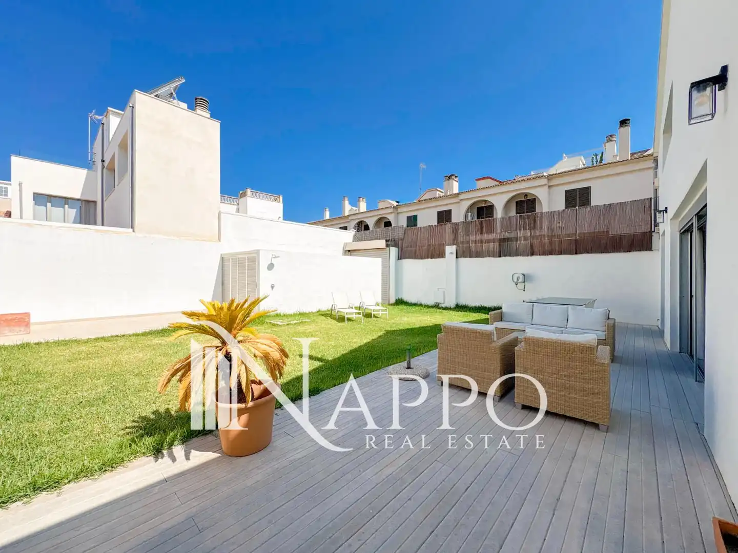Terrace of Houses for rent in  Palma de Mallorca  with Air Conditioner, Heating and Private garden