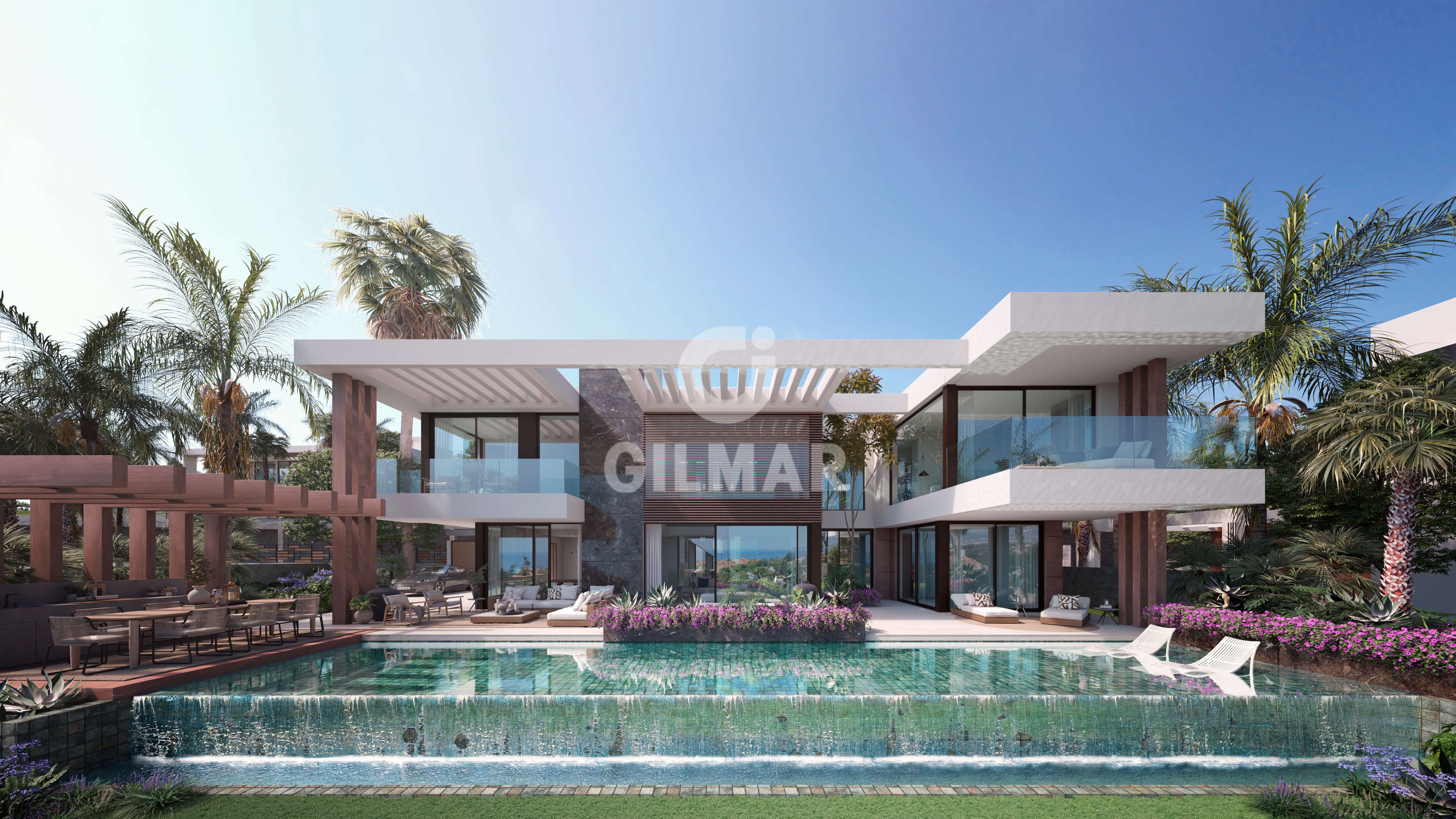 Exterior view of House or chalet for sale in Marbella  with Heating, Private garden and Swimming Pool
