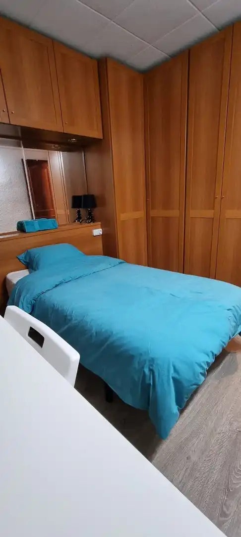 Schlafzimmer von Wohnung zur untervermieten in  Barcelona Capital mit Heizung und Waschmaschine