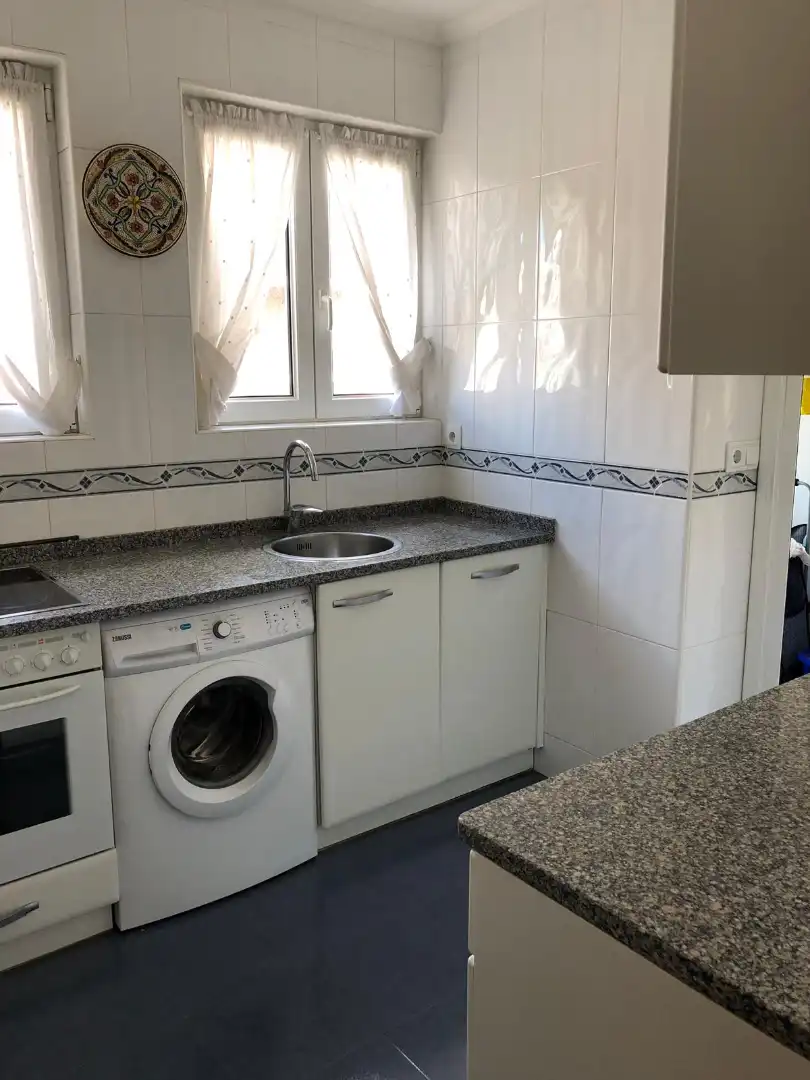 Kitchen of Flat for rent in Bilbao   with Heating, Terrace and Furnished