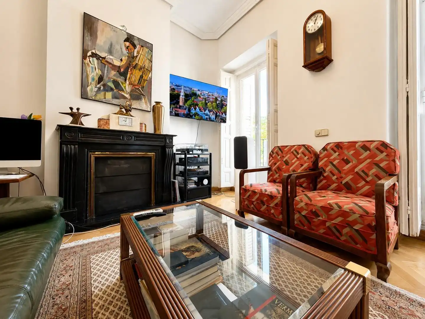 Sala de estar de Piso en venta en Madrid con Aire acondicionado, Calefacción y Amueblado
