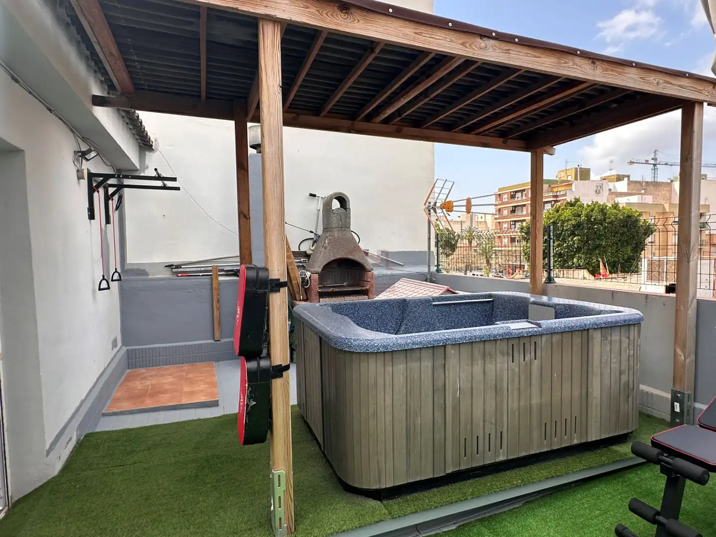 Terrasse von Maisonette zum Verkauf in Elche / Elx mit Klimaanlage, Terrasse und Abstellraum