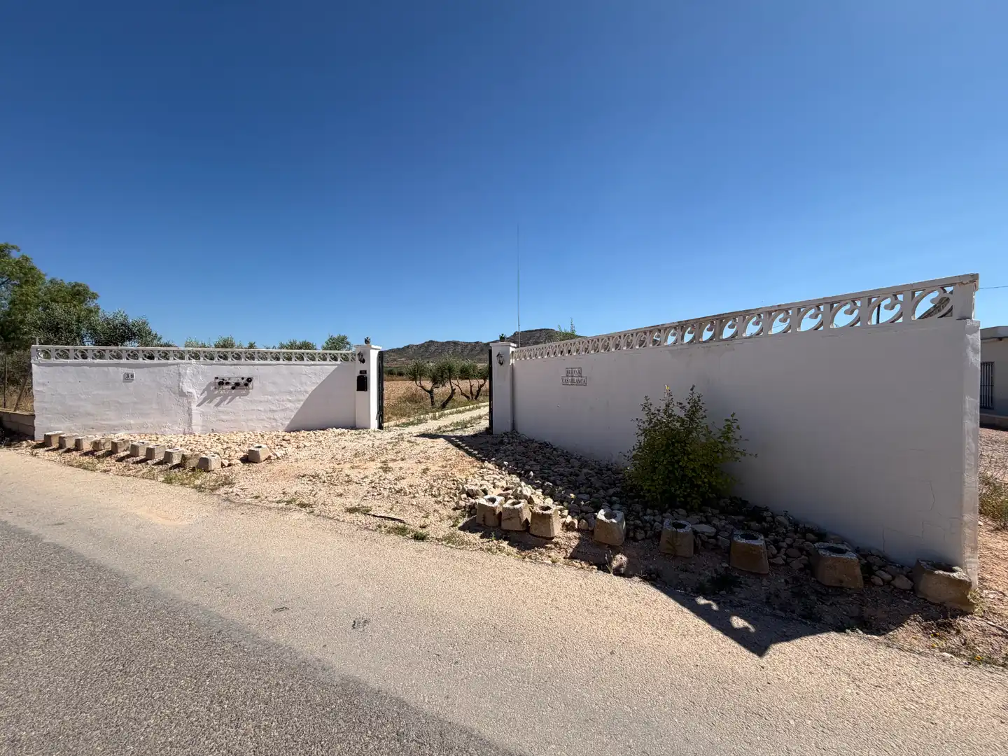 Vista exterior de Casa o xalet en venda en Aspe amb Aire condicionat, Calefacció i Jardí privat
