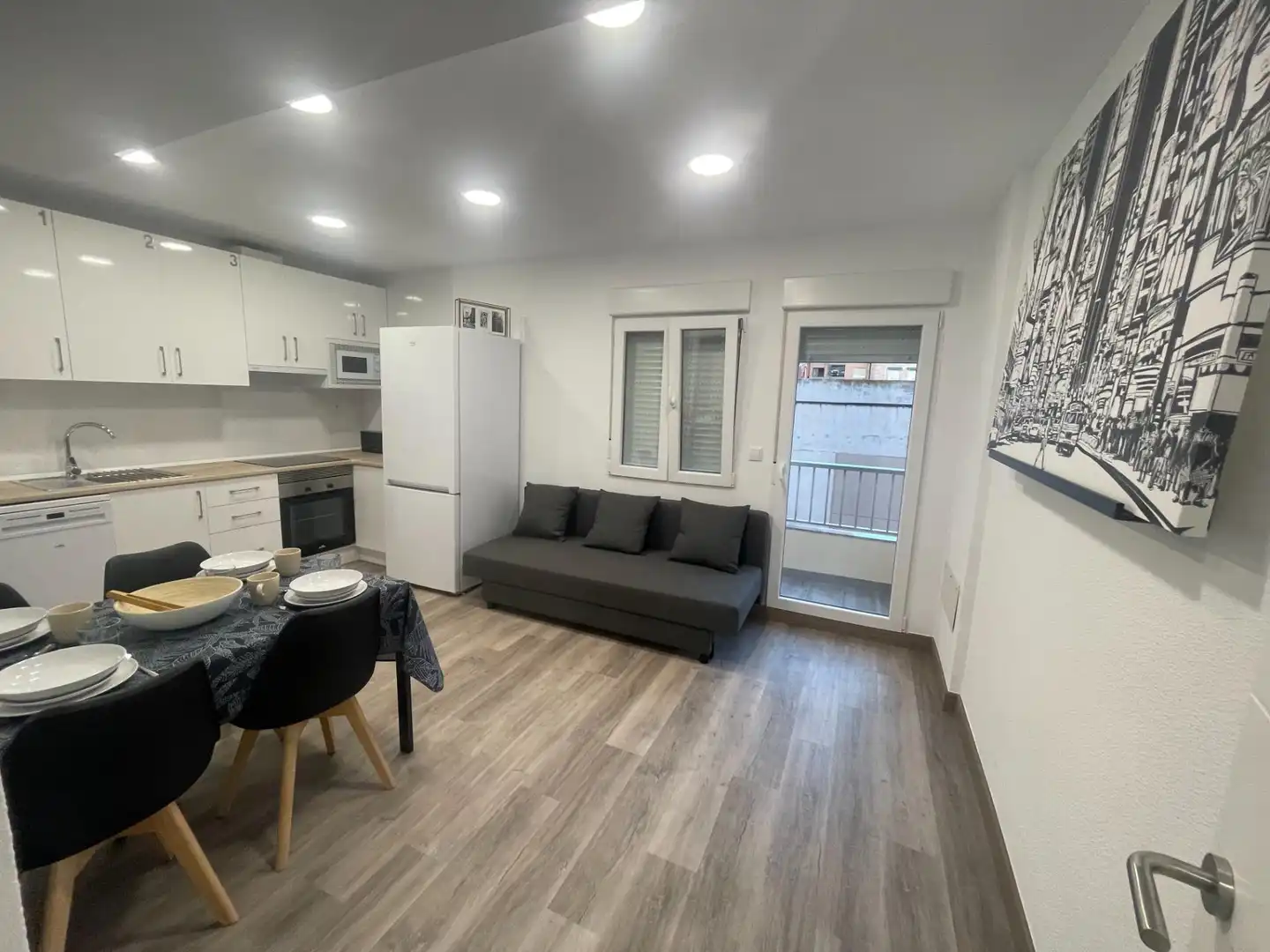 Living room of Flat for share in Cartagena  with Air Conditioner, Heating and Furnished