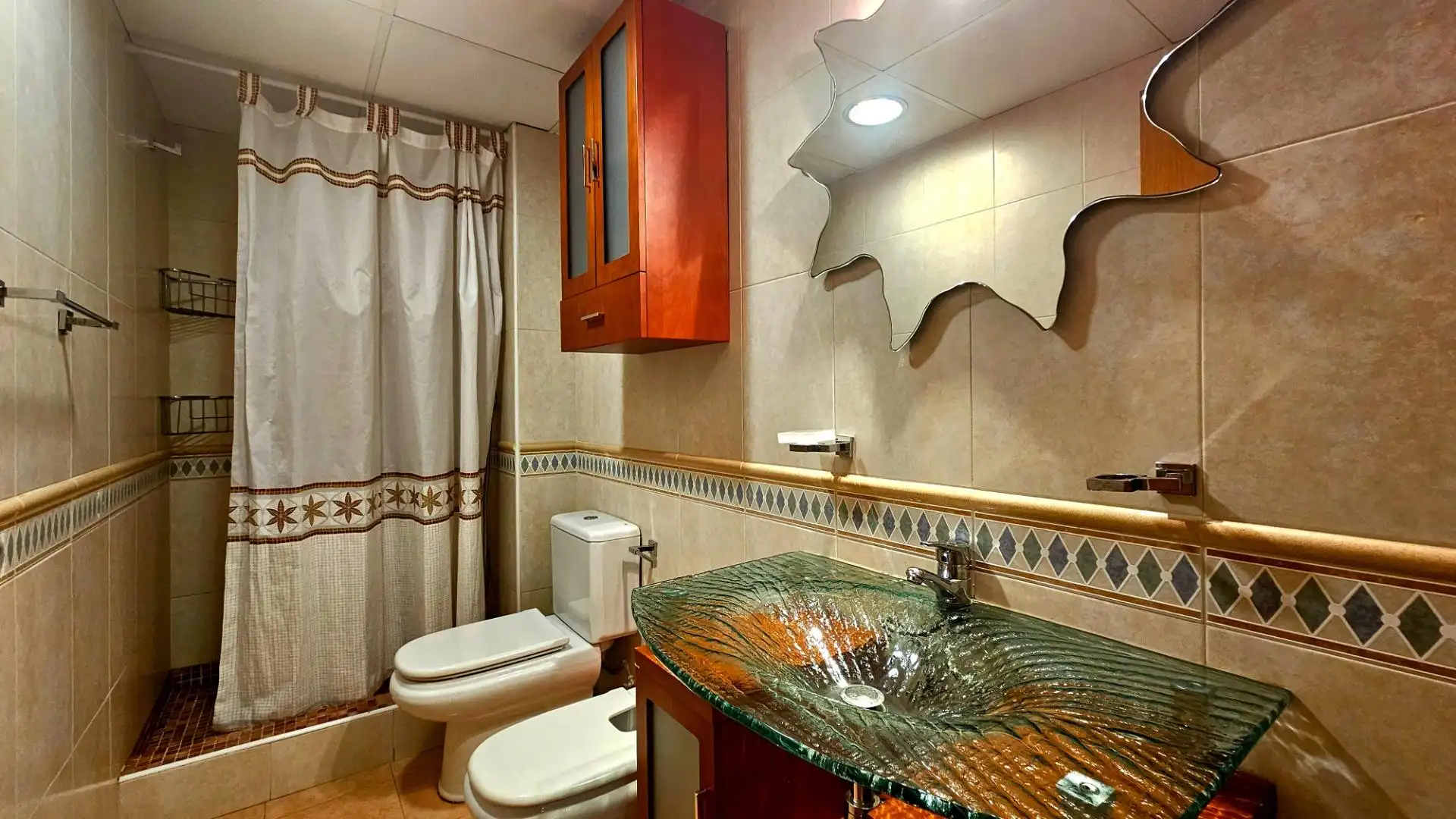 Baño de Casa adosada en venta en Cartagena con Aire acondicionado, Jardín privado y Terraza