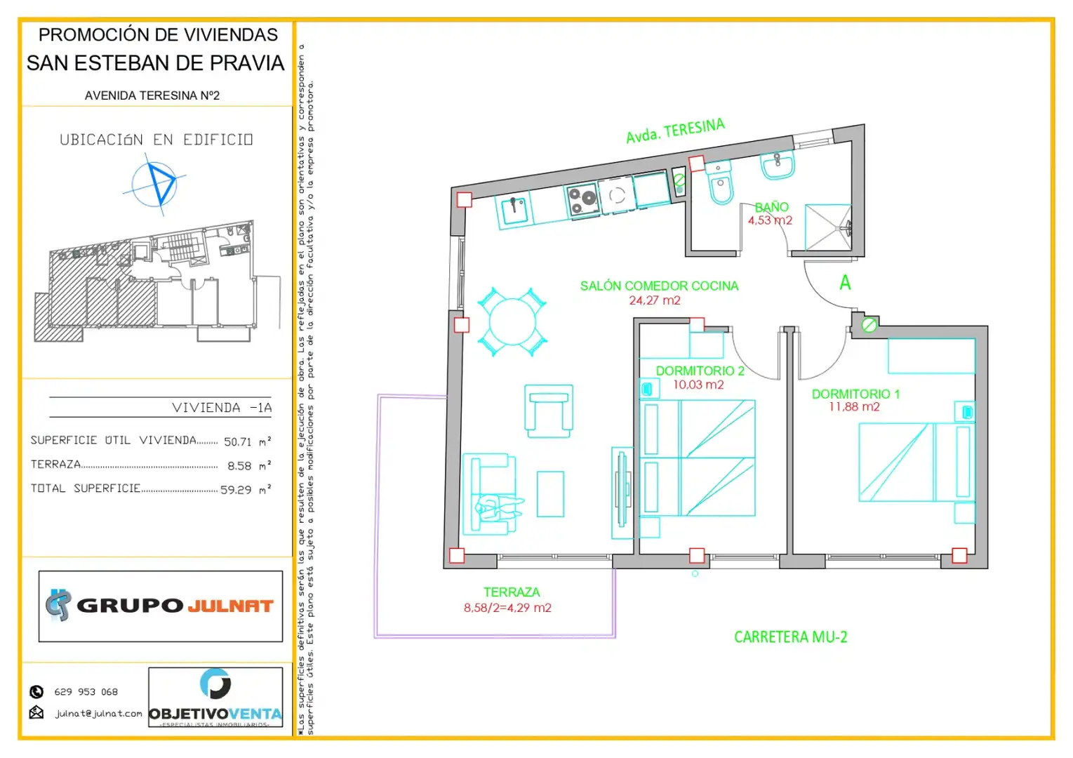 Wohnung mit Aufzug zum Verkauf in San Esteban - Avenida Teresina 2, imagen 2