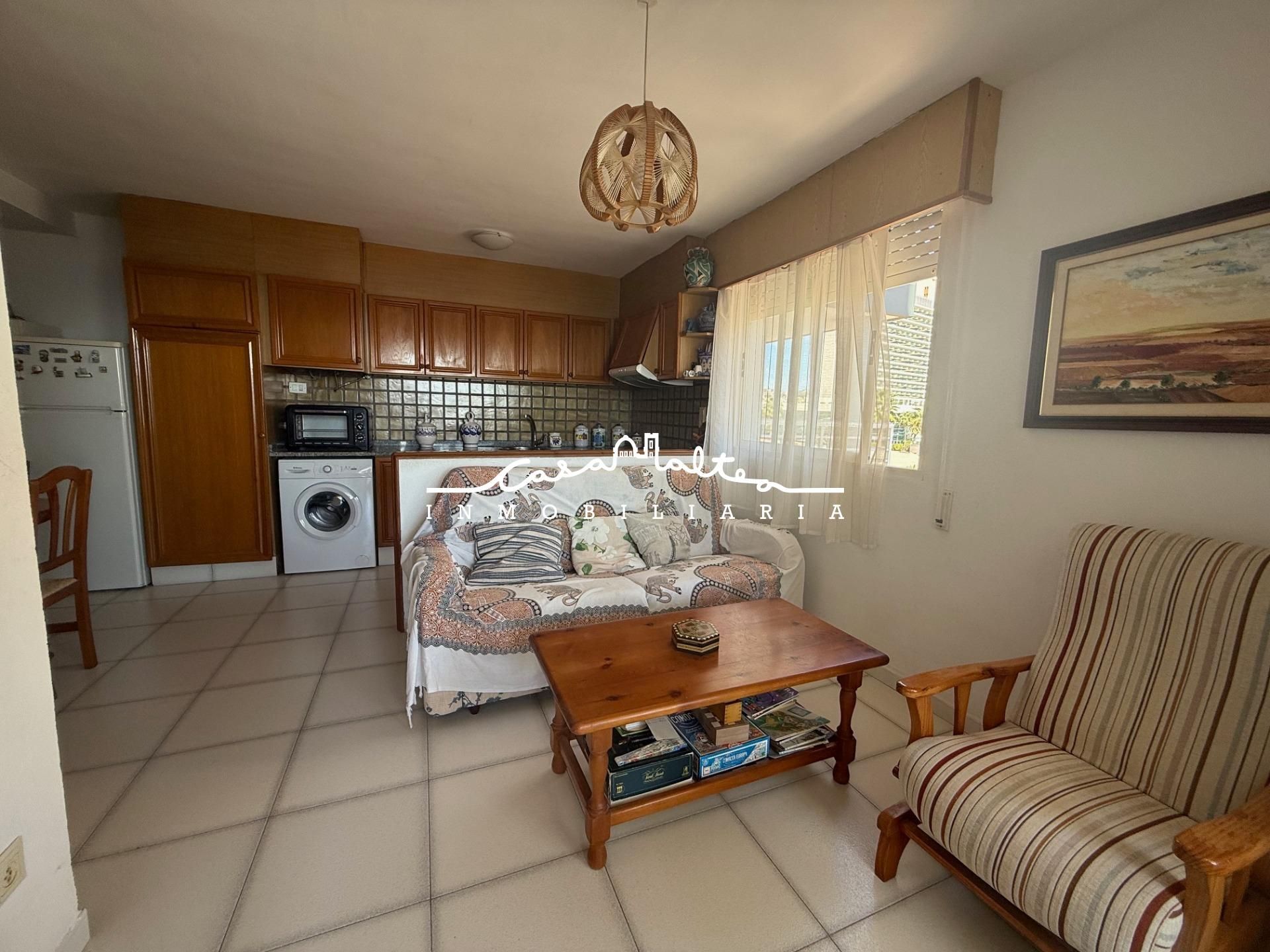 Dormitori de Apartament en venda en Calpe / Calp amb Jardí privat, Terrassa i Balcó