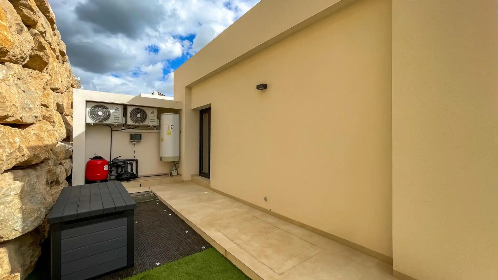 Terrace of Houses for rent in Finestrat  with Air Conditioner, Heating and Private garden